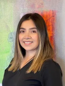 Smiling woman from our staff