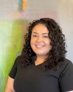Smiling woman from our staff